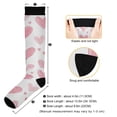 thumbnail image 3 of FORMRS Womens Knee High Socks Casual Long Thick Travel Daily Wear, 1 Pair, Hand Drawn Hearts, 3 of 6