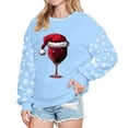 thumbnail image 1 of EHQJNJ Chandails en Molleton à Col Rond pour Femmes Grande Taille Graphique de Noël Pull Col Rond Décontracté Imprimé Festif, 1 of 4