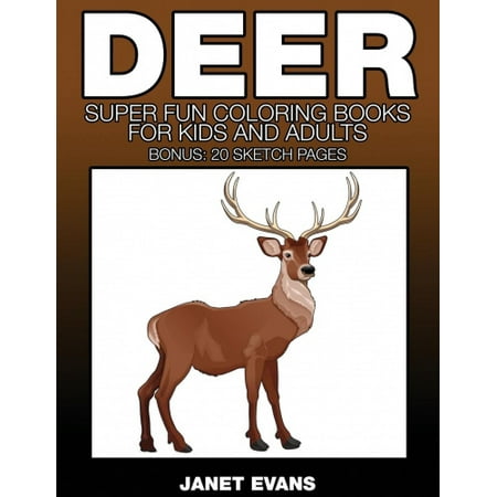 Deer: Super Fun Coloring Books for Kids and Adults | Walmart Canada