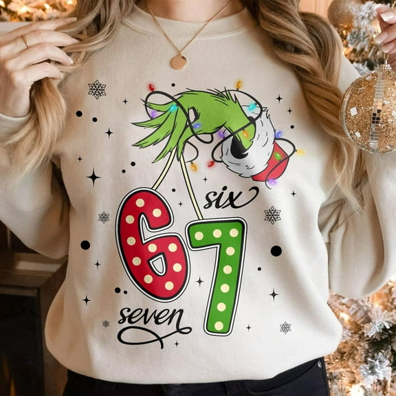 Six Seven Sweatshirt Hoodie, Mean Guy 6 7 Tshirt, Viral 6 7 Tshirt, Internet Joke Shirt TSHIRT All Size S-5XL