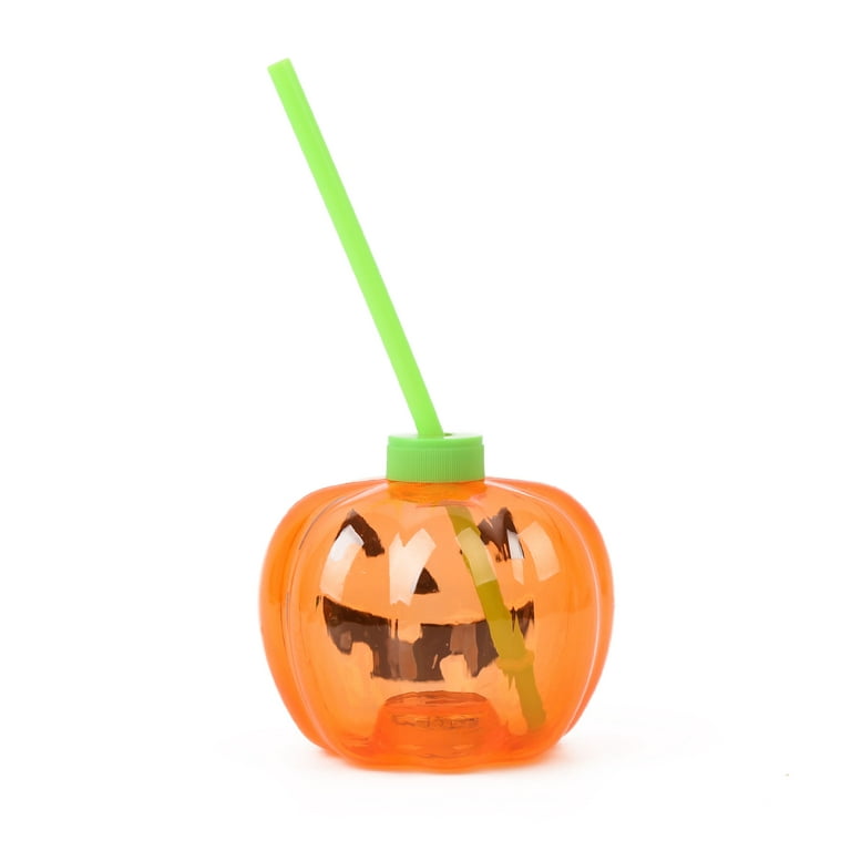 Halloween Sippy Cup With Bonus Lid Jack O'lantern Sippy Cup Pumpkin Cup  Toddler Cup Pumpkins Halloween Child Tumbler 