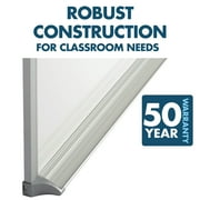Quartet Porcelain Whiteboard 96 x 48 8 x 4 Magnetic Aluminum Frame - Whiteboards