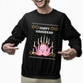 thumbnail image 2 of Christmas Sweatshirt, Happy Hanukkah Octopus Funny Holiday Sweatshirt, Witty Tentacle Menorah Sweatshirt, Unique Gift for Her & Him, 2 of 5
