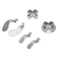 thumbnail image 4 of Contrôleur de Jeu Direction Pads, Remplacement Large Utilisation en Acier Inoxydable Excellente Toucher Facile Pagaies d'Installation et 2 D Pads pour Élite Série 2, 4 of 8