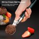 thumbnail image 2 of Toystoory Cuchara de helado de acero inoxidable, sandía, fruta, postre, galleta, hogar, café, fiesta, cocina, accesorios para hacer DIY Mostrada Toystoory HA063139-00, 2 of 6
