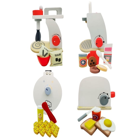 Kit de electrodomésticos de madera