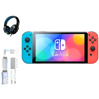 Pre-Owned Nintendo Switch OLED Model Neon Blue/Neon Red Set with