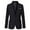 Black, variant on Yindaity Boys Jackets Kids Lapel Buckle Suit Fashion Formal Speech Performance Clothing White,11-12 Years