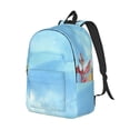 thumbnail image 2 of Daiia Sea and Fish Vintage Canvas Backpack for Men and Women ,Hiking Backpack,Travel Laptop Bag for School,Large Capacity Backpack, 2 of 8