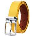 thumbnail image 2 of Falari Kids Leather Belts for Boys All Occasion 1" Trim to Fit - One Piece Leather Cutting, 2 of 6