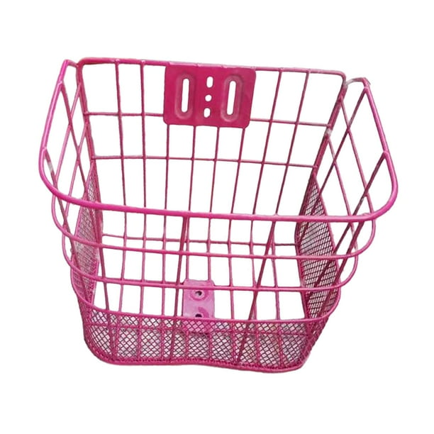 Cesta para bicicleta, cesta para manillar, contenedor desmontable para artículos diversos, cesta de carga, cesta delantera para bicicleta plegable