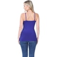 thumbnail image 3 of Melody Women's Basic Seamless Longline Camisole Tank Top Adjustable Straps 3-Pack LXL, 3 of 5