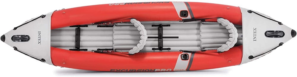 Super Tough Laminate with Oars and Pump 384x94x46 cm Intex Excursion Pro Kayak 