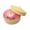 Pink, variant on 3.93 Inch Large Glitter Dumpling Squish, Bao Bun Stress Balls Mystery Box, Colorful Dumplings Fidget Sensory Stocking Stuffers with Food Steamer