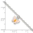 thumbnail image 3 of Auriga 925 Sterling Silver Enameled Butterfly Bracelet 5.5 inch for Women, 3 of 6