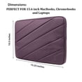 thumbnail image 3 of Premium 15-Inch Laptop Sleeve Bag for MacBook Pro/Air, Dell XPS - Shockproof Protective Case for 15" Laptops - Water-Resistant Sleeve Cover Multi-Pocket Organizer, 3 of 8