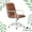 Brown, variant on Finch Franklin Modern Leather Desk Chair White