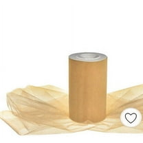 Gold Tulle Spool 65yards X 6”