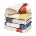 thumbnail image 7 of Aodebiao Premium Microfiber Dish Cloths - Ultra Absorbent & Lint-Free Cleaning Towels for Kitchen/Glass/Stainless Steel, Reusable Quick-Dry Dishwashing Cloths (5-Pack, Assorted Colors), 7 of 7
