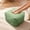 Fruit Green, variant on Pouf Ottoman, Soft Corduroy Pouf, Poofy Ottoman Foot Rest，Poufs for Adults, Poofs & Ottomans Furniture, Floor Poof-Chair for Living Room & Bedroom(1PC, Beige White, 22"×22"×14")