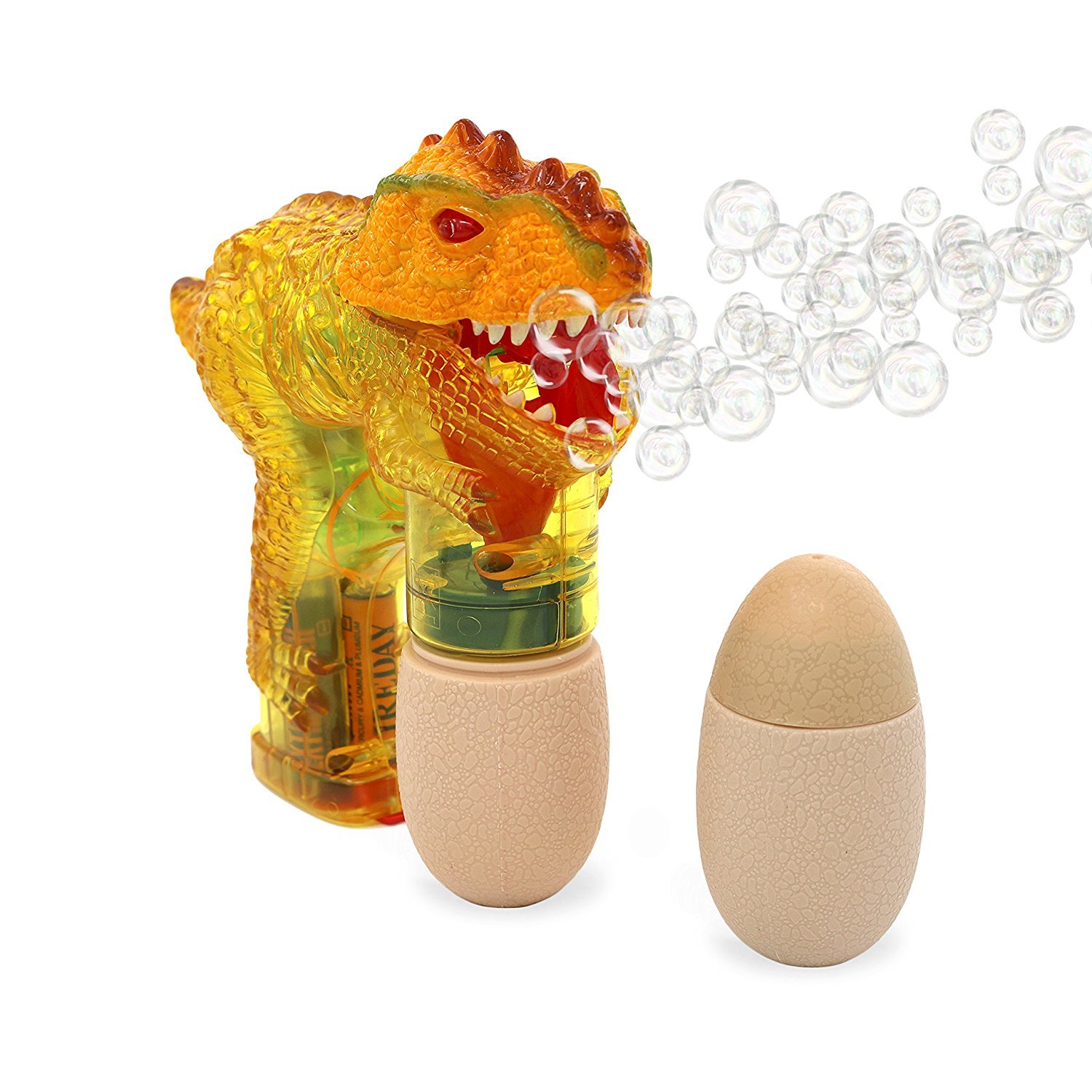 T-rex Bubble Gun Shooter Light Up Bubble Blaster With Realistic Sounds