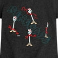 thumbnail image 3 of Toy Story 4 - Renegade Forky - Toddler & Youth Girls Short Sleeve Graphic T-Shirt, 3 of 5