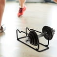 thumbnail image 3 of SHISUYAN Durable Iron Dumbbell Stand for Home Use Black Color Compact Size 1 Pair, 3 of 8