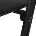 thumbnail image 4 of 2PCS Folding Stool, Foldable Bar Chairs with Backrest, 29.53inch Folding Bar Stools, Portable Folding High Chair for Camping, Kitchen, Cafe Shop, Black, 4 of 11