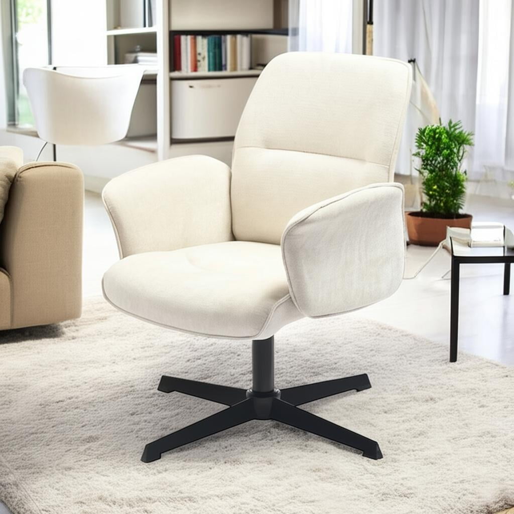 Homy Casa Swivel Reception Guest Chair Set of 2, Adjustable Height Armchair for Conference Waiting Room