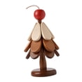 thumbnail image 2 of 3 piezas de mantel de madera para mesa, posavasos de madera, soporte para ollas, posavasos protector de mesa para mesas calientes rojo, 2 of 9