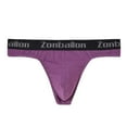 thumbnail image 3 of TANBOM Mens Hot Men Thong Underwear Comfortable Athletic Stretch Thong Purple S, 3 of 9