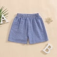 thumbnail image 2 of NOLDARES Toddler Boys Cotton Athletic Running Shorts, Kids Summer Casual Fashion Soccer Shorts(Blue,3-4 Years), 2 of 9