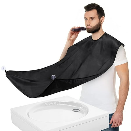 

Men s ShavingAapron Easy to Carry Durable and Easy to Wear(Black)