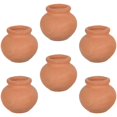 thumbnail image 2 of 6pcs Miniature Flower Pots Compact Flower Containers Succulent Flower Holders, 2 of 4