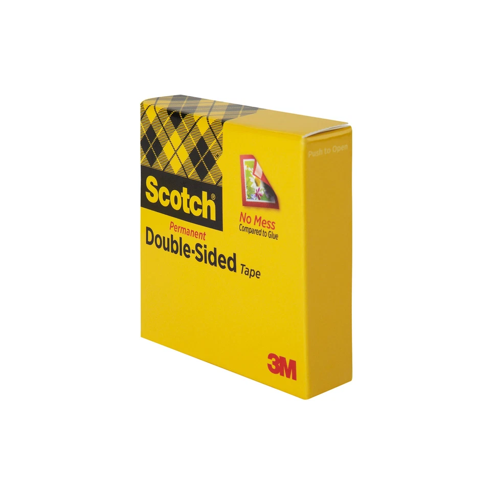 BUTTERFLY- Scotch® Double Sided Tape 665, 3/4 In X 1296 In, Boxed