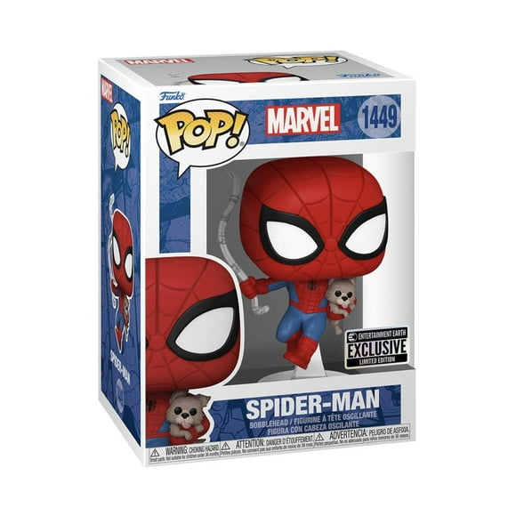Figura de vinilo Funko POP Spider-Man con Sandwich The Dog n.° 1449 - Exclusiva de Entertainment Earth