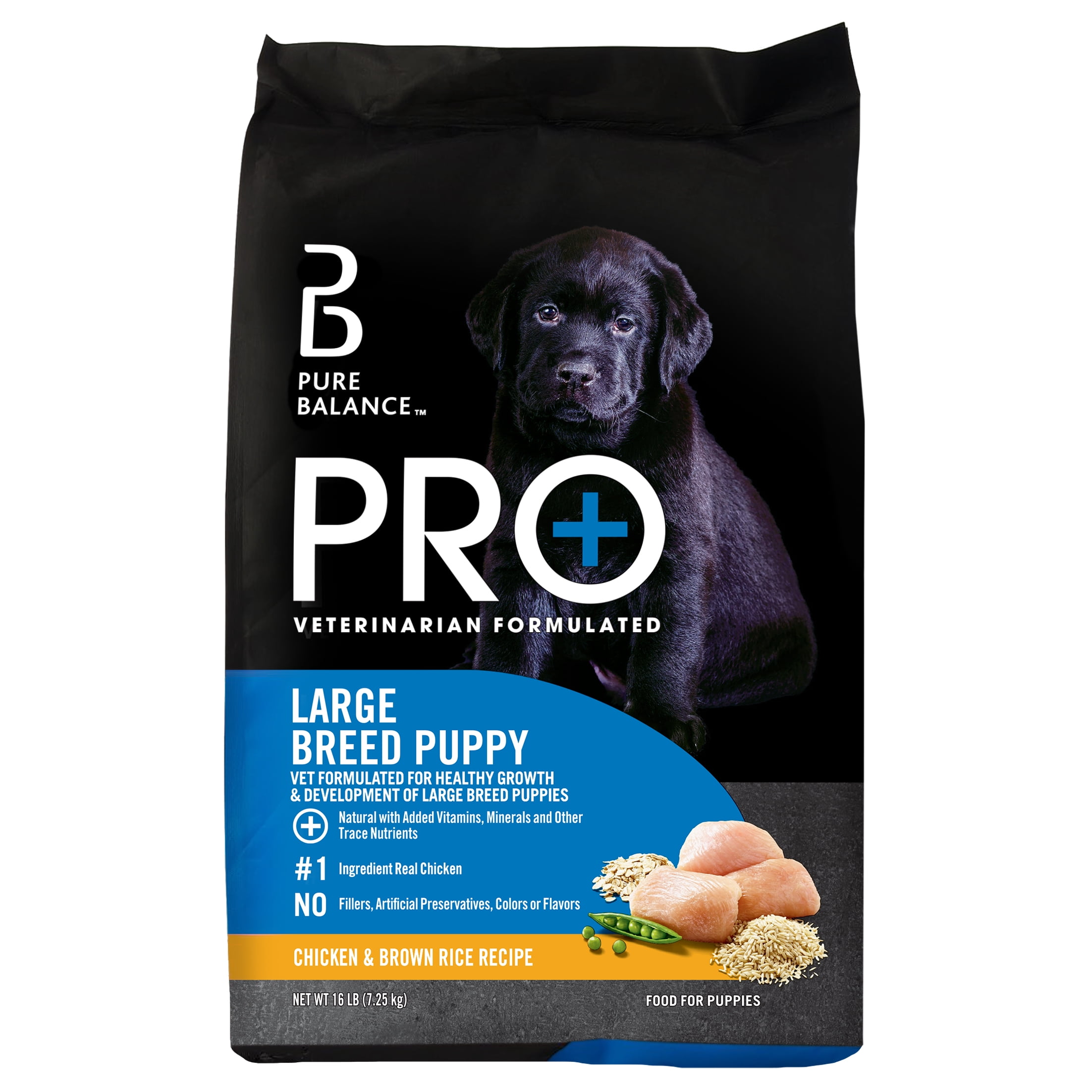 Pure Balance Pro Chicken And Brown Rice Large Breed Puppy Food 16 Lbs 