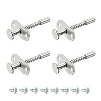 Uxcell Plunger Latches Spring-loaded 0.28" Head 0.24" Spring 2.76" Total Length Stainless Steel 4pcs