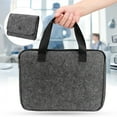 thumbnail image 1 of Eatbuy Carry Bag-Portable Multi-purpose Felt Notebook Carry Bag Holder with Wallet(M), 1 of 7