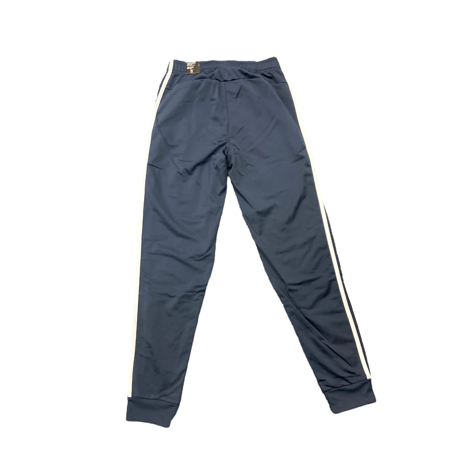 Adidas Men's 3 Stripe Tapered Full Length Tricot Elastic Waist Sport Jogger (Night Indigo, XL)