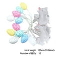 thumbnail image 4 of YWIYIUD 1PC Easter Banner 3D Eggs Rabbit Banner Cute Rabbit Garland, Rabbit Eggs String Lights Battery Operated, Spring Decor Lights for Indoor Outdoor, Easter Spring Party Decorations 5/10 FT, 4 of 8