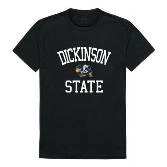Dickinson State University Blue Hawks Arch T-Shirt, Black - Small