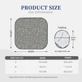 thumbnail image 3 of Fotbe Black And White Houndstooth Juego de 2 Piezas de Parasoles para Parabrisas | Bloqueador Solar para Auto | Accesorios Plegables para Protección Solar Interior-Medium, 3 of 6