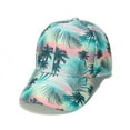 thumbnail image 3 of ibiyuan Black Baseball Cap Summer Hats for Women Women's Tropical Banana Leaf Printed Baseball Cap for Spring and Summer Fashion, 3 of 3