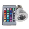 thumbnail image 1 of Labymos E27 Projecteur RGB 3W Changeant de Couleur avec Télécommande IR Éclairage d'Ambiance LED Coloré, Dimmable 85-265V, 1 of 8