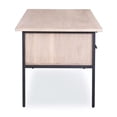 thumbnail image 4 of 71-inch Large Mountain White Wood Veneered Desk with Finished Back, 4 of 4