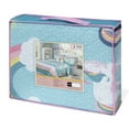 thumbnail image 3 of Safdie & Co. 3-piece Polyester Rainbow Double Queen Quilt Set in Multi-Color, 3 of 3