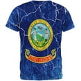 thumbnail image 2 of Idaho Vintage Distressed State Flag All Over Mens T Shirt Multi LG, 2 of 2