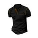 thumbnail image 3 of Camisetas de Manga Corta de Bolsillo de Cuello de Manga Corta de los Hombres, Camiseta Deportiva Casual para los Hombres, 3 of 5