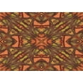 thumbnail image 1 of Ahgly Company Machine Washable Indoor Rectangle Transitional Saffron Red Area Rugs, 3' x 5', 1 of 7